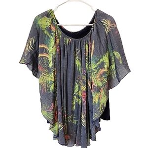 Zac & Rachel Woman Gauze Flutter Top 1X